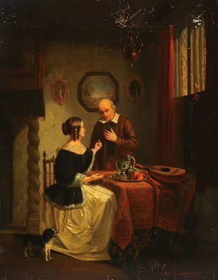 A Musical Interlude - 1850