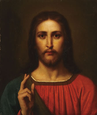 Portrait of Christ Blessing