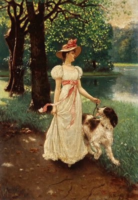 A Summer Stroll- circa 1900