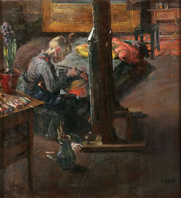 The Young Artist (Portrait of Hermann Hass - The Artist's Grandson)