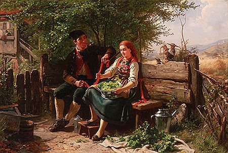 A Courting Scene- 1863
