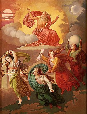 God Creating the Elements- circa 1880 by Emmanuel Kratky - Auction record, sale price, and art valuation. Compare with similar artists and explore comparable artworks.