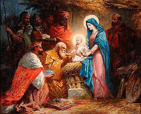 The Adoration of the Magi by Jules David - Auction record, sale price, and art valuation. Compare with similar artists and explore comparable artworks.