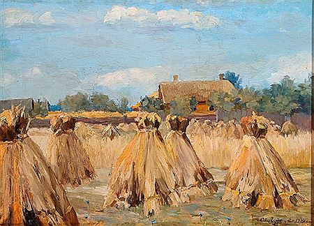 Hay Stacks-1910