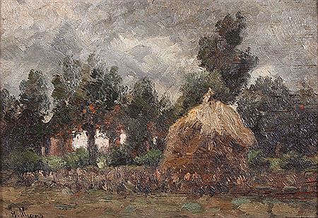 Landscape with Haystack