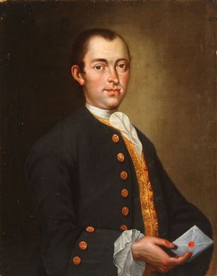 Portraits of a Man and Woman-a pair, 1772