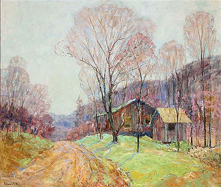 Spring Landscape- Brown County by Edward K Williams - Auction record, sale price, and art valuation. Compare with similar artists and explore comparable artworks.