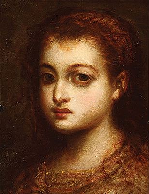 Bust Portrait of a Young Woman