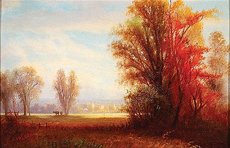 A Pair of Early Fall Landscapes Springfield, MA- 1895