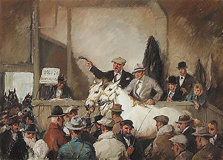 The Horse Traders by Walter Krawiec Sr - Auction record, sale price, and art valuation. Compare with similar artists and explore comparable artworks.