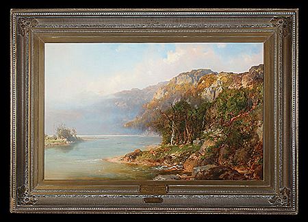 Expansive Fall Shoreline Landscape- 1867