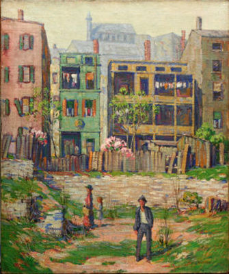 Indianapolis Tenement Alley w/Figures by Randolph LaSalle Coats - Auction record, sale price, and art valuation. Compare with similar artists and explore comparable artworks.