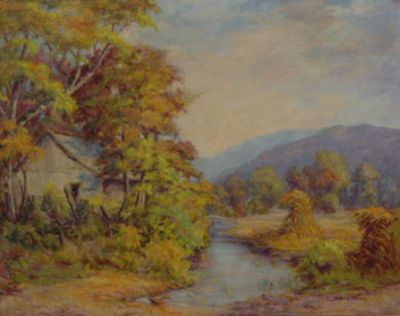 Farm by the Creek by Ethel Lomasney - Auction record, sale price, and art valuation. Compare with similar artists and explore comparable artworks.