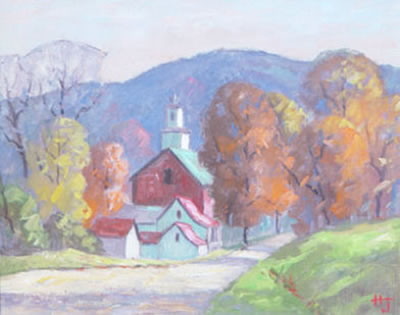 Brown County Barn & Buildings by Harriet Jeffries - Auction record, sale price, and art valuation. Compare with similar artists and explore comparable artworks.