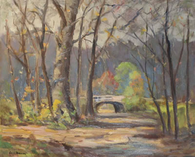 Landscape w/Bridge and Stream