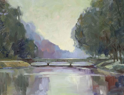 Sample artwork by Robert Eberle (Born 1945), known for luminous landscape and still life painting - View similar artists and auction records