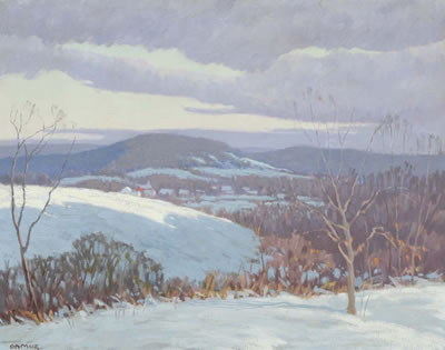 View of Nashville in Winter
