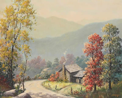 "The Old Mountain Cabin"