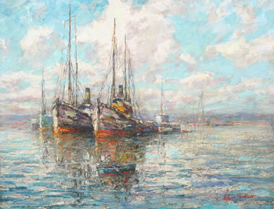 "Edge of the Light" by Edgar Forkner - Auction record, sale price, and art valuation. Compare with similar artists and explore comparable artworks.