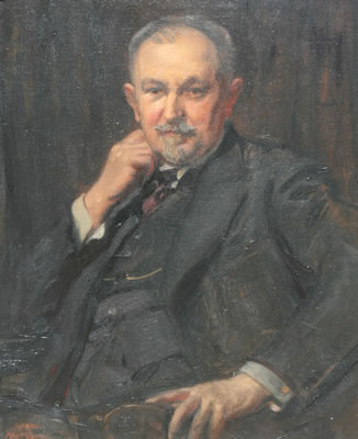 Portrait of Albert Edward Sterner: Self-portrait