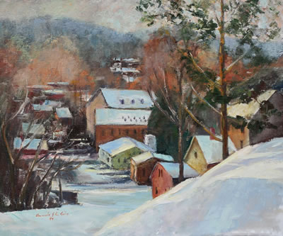 "Top of the Village" by Amanda Kirby - Auction record, sale price, and art valuation. Compare with similar artists and explore comparable artworks.