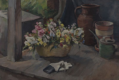 Forsyth's Porch by Robert Selby - Auction record, sale price, and art valuation. Compare with similar artists and explore comparable artworks.