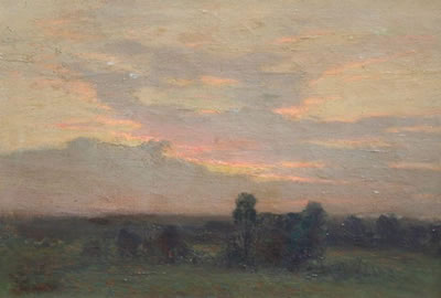 The Sunset by Otto Stark - Auction record, sale price, and art valuation. Compare with similar artists and explore comparable artworks.