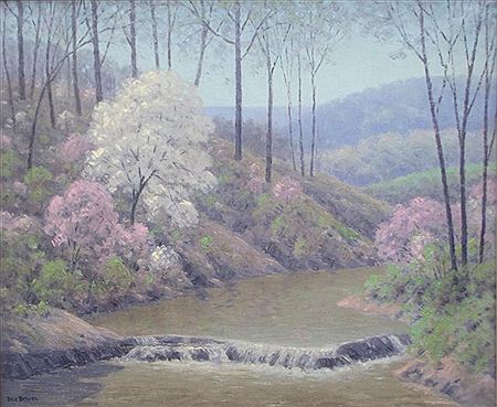 Spring Cascade by Dale Bessire - Auction record, sale price, and art valuation. Compare with similar artists and explore comparable artworks.
