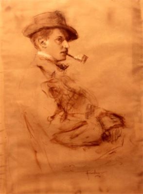 Portrait of Glenn (Glen) Cooper Henshaw: Self-portrait