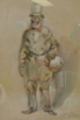 The Drummer, Black Gentleman in Top Hat