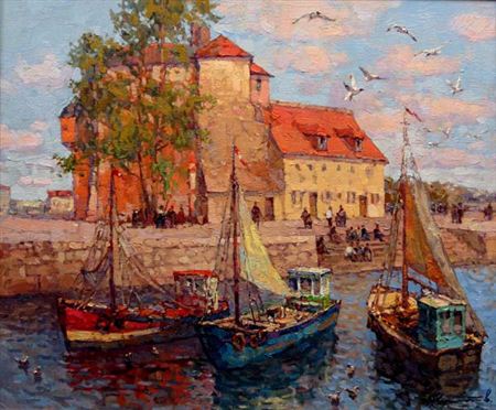 Sample artwork by Sergei Filitov (Born 1964), known for painting - View similar artists and auction records