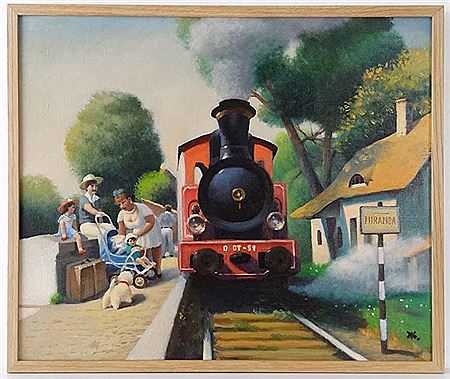 "Little station" by Mikhail Pavlovitch Zhuravlov - Auction record, sale price, and art valuation. Compare with similar artists and explore comparable artworks.