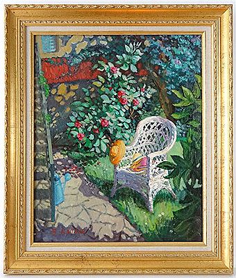 "Flower garden" by Boris Kaploun - Auction record, sale price, and art valuation. Compare with similar artists and explore comparable artworks.