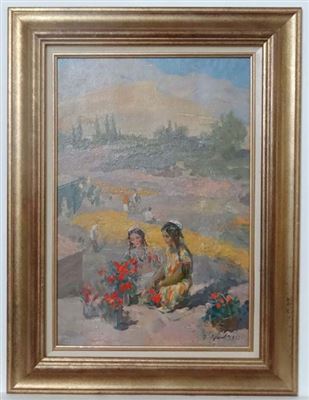 Sample artwork by Andrei Porfirievitch Krylov (1929 - 1991), known for still life painting - View similar artists and auction records