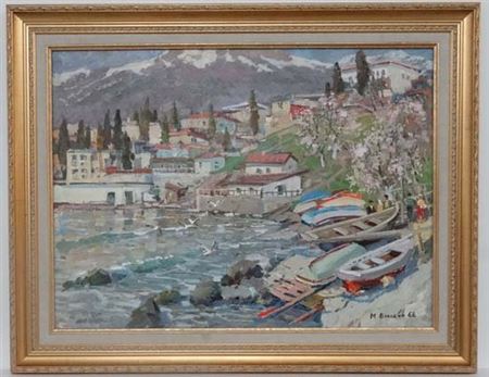 Spring in Crimea by Mikhail Filipovich Volodine - Auction record, sale price, and art valuation. Compare with similar artists and explore comparable artworks.