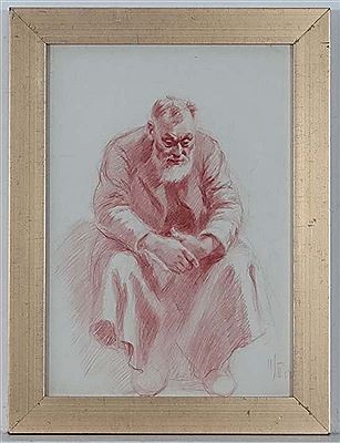 A Seated Man by Valentin Vasilyevich Sizikov - Auction record, sale price, and art valuation. Compare with similar artists and explore comparable artworks.