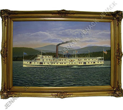 Hudson River Paddle Wheel Steamer - "Ida"