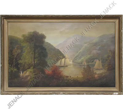Sample artwork by Georgina Nemethy (Born 1950), known for hudson river valley style marine and landscape painting - View similar artists and auction records