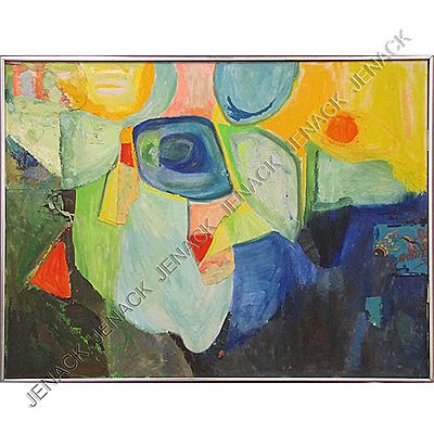 ABSTRACT by Margot Krouwer - Auction record, sale price, and art valuation. Compare with similar artists and explore comparable artworks.