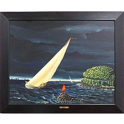 "MAKING THE POINT" by Robert Grawi - Auction record, sale price, and art valuation. Compare with similar artists and explore comparable artworks.