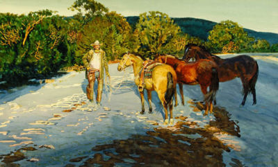 Dusk On The Santa Fe Hills by Robert Lougheed - Auction record, sale price, and art valuation. Compare with similar artists and explore comparable artworks.