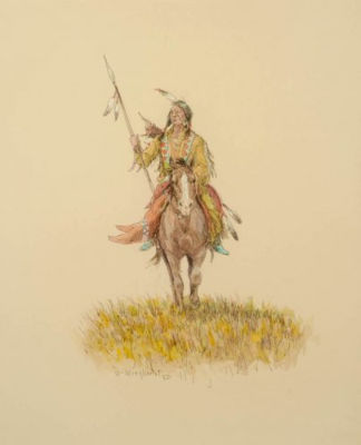 Indian On Horse