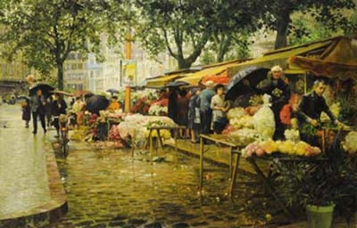 THE VALENCIA FLOWER MARKET