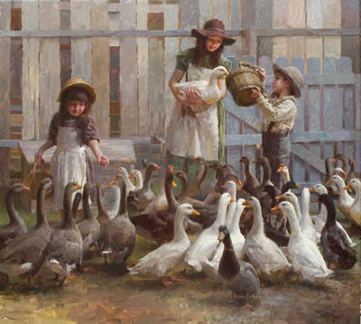 Feeding the Geese