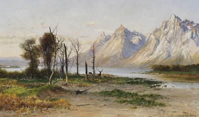 Jackson Lake in Wyoming, 1894