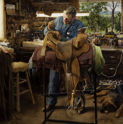 Bill Allison, Saddle Maker, Roundup, MT