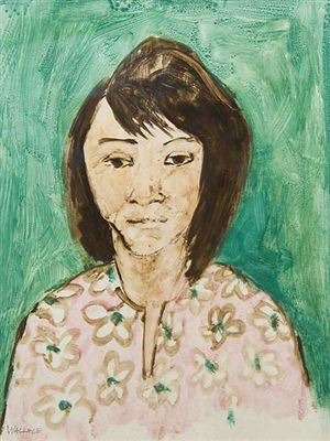Portrait of Marjorie Wallace: Self-portrait