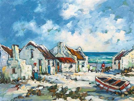 Sample artwork by Nadia Kleyn (20th Century), known for painting - View similar artists and auction records