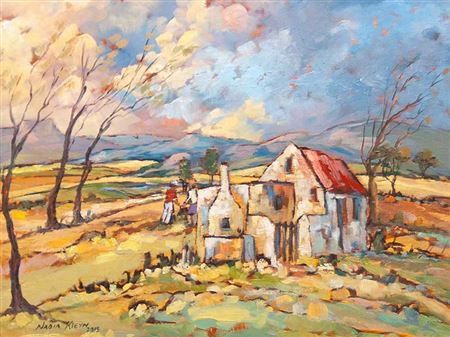 Overberg Landscape by Nadia Kleyn - Auction record, sale price, and art valuation. Compare with similar artists and explore comparable artworks.