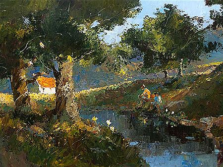 Fishing from the River by Tony De Freitas - Auction record, sale price, and art valuation. Compare with similar artists and explore comparable artworks.